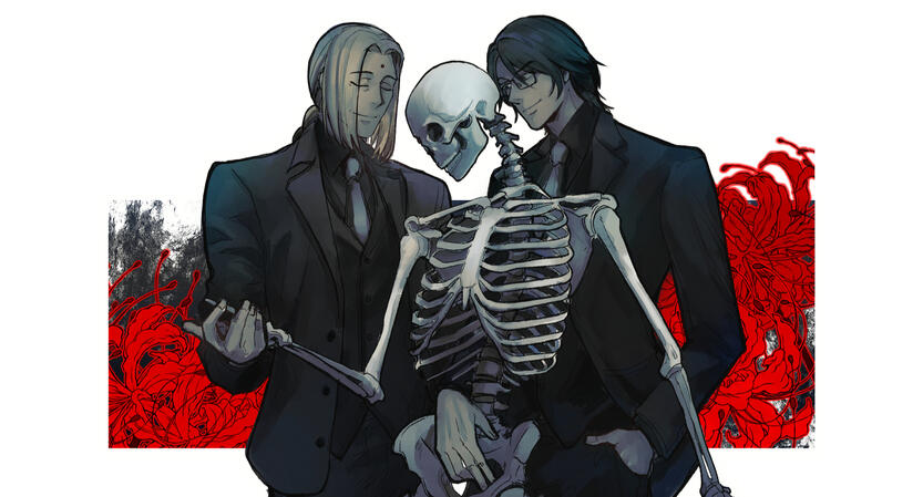 Saiyuki Fanart - Koumyou &amp; Ukoku - No Death Do Us Part